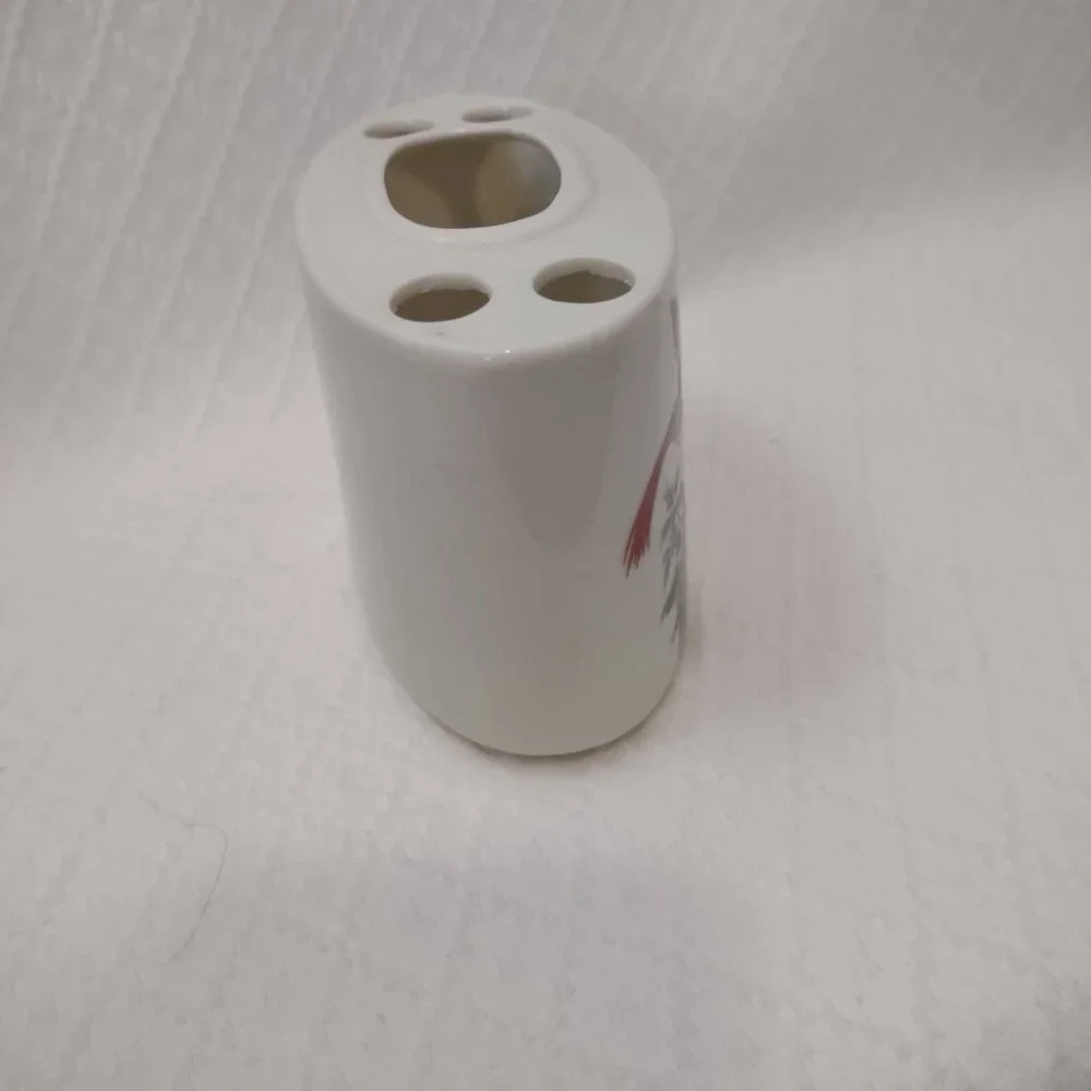 Vintage Toothbrush Holder 4 Hole Toothpaste Slot Bathroom Organizer